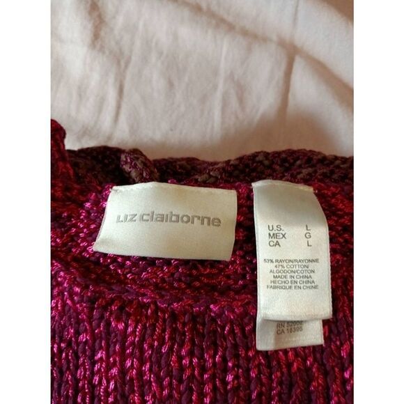 "Liz Claiborne " brand Pullover Sweater - Size: L  (0605) - Picture 8 of 8